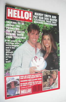 Hello! magazine - Mandy Smith and Pat Van Den Hauwe cover (25 June 1994 - Issue 310)