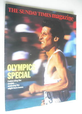 The Sunday Times magazine - Sebastian Coe cover (19 August 1984)