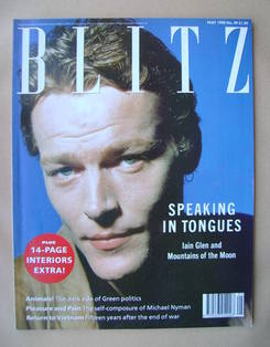 Blitz magazine - May 1990 - Iain Glen cover