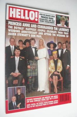 Hello! magazine - Paul Stewart and Victoria Yates wedding cover (18 December 1993 - Issue 284)