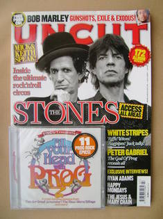 Uncut magazine - Keith Richards and Mick Jagger cover (July 2007)