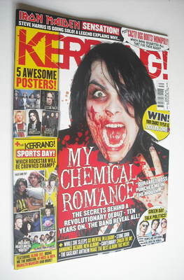 Kerrang magazine - Gerard Way cover (28 July 2012 - Issue 1425)