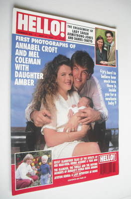 <!--1994-05-14-->Hello! magazine - Annabel Croft and Mel Coleman cover (14 