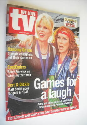 <!--2012-07-21-->We Love Telly magazine - Jennifer Saunders and Joanna Luml