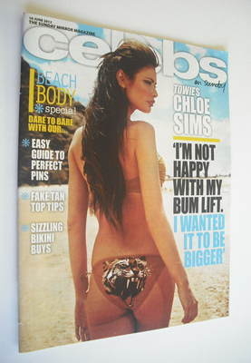 Celebs magazine - Chloe Sims cover (10 June 2012)