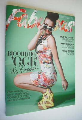Fabulous magazine - Brooke Vincent cover (5 August 2012)