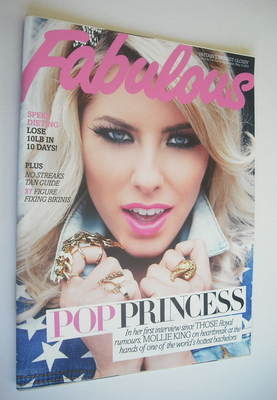 Fabulous magazine - Mollie King cover (13 May 2012)