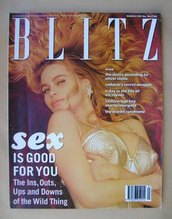 Blitz magazine - March 1991 - Christina Fulton cover