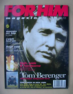 <!--1991-10-->For Him magazine - Tom Berenger cover (October 1991)