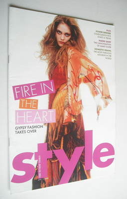 Style magazine - Fire In The Heart cover (10 April 2005)