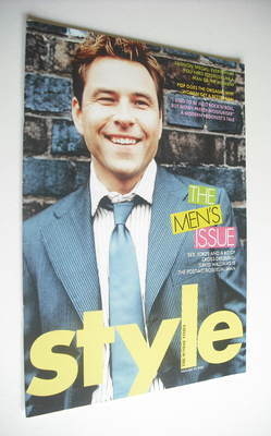 <!--2005-02-20-->Style magazine - David Walliams cover (20 February 2005)