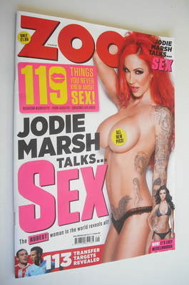<!--2012-07-20-->Zoo magazine - Jodie Marsh cover (20-26 July 2012)