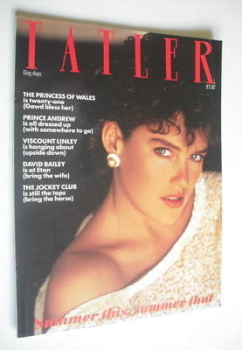 Tatler magazine - July/August 1982 - The Hon Clare Beresford cover