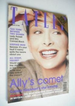 Tatler magazine - January 1999 - Calista Flockhart cover