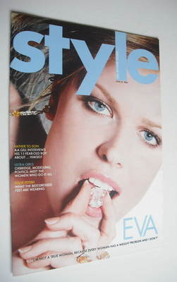 <!--2004-06-20-->Style magazine - Eva Herzigova cover (20 June 2004)