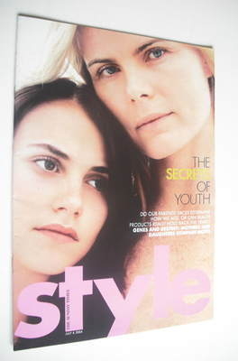 <!--2004-07-04-->Style magazine - Mariel Hemingway and Langley Crisman cove