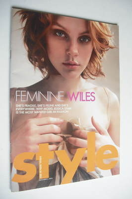 <!--2004-12-05-->Style magazine - Jessica Stam cover (5 December 2004)