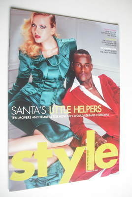 <!--2004-12-19-->Style magazine - Santa's Little Helpers cover (19 December