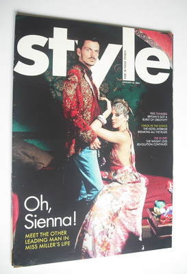 <!--2005-01-16-->Style magazine - Sienna Miller and Matthew Williamson cove