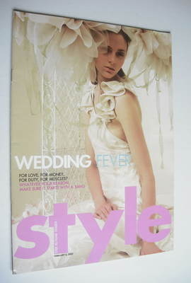 <!--2005-02-06-->Style magazine - Wedding Fever cover (6 February 2005)