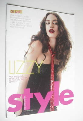 Style magazine - Elizabeth Jagger cover (27 February 2005)