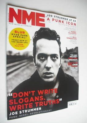 NME magazine - Joe Strummer cover (11 August 2012)