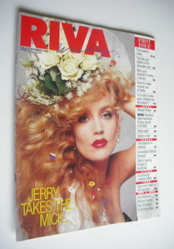 Riva magazine - 13 September 1988 - Issue 1 - Jerry Hall cover