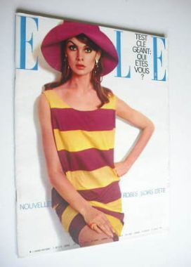 French Elle magazine - 22 July 1965 - Jean Shrimpton cover