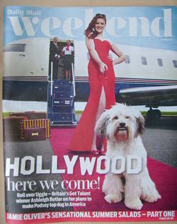 Weekend magazine - Ashleigh Butler and Pudsey cover (16 June 2012)