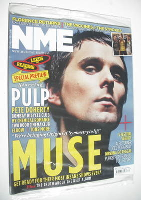 NME magazine - Matt Bellamy cover (27 August 2011)