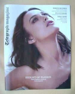 Telegraph magazine - Keira Knightley cover (1 September 2012)