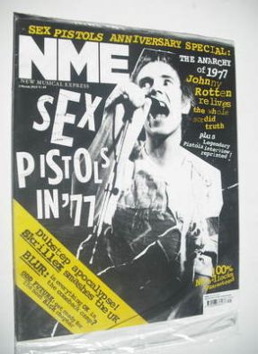 NME magazine - Sex Pistols cover (3 March 2012)