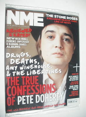 NME magazine - Pete Doherty cover (7 April 2012)