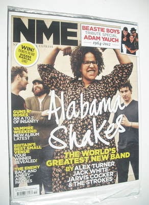 NME magazine - Alabama Shakes cover (12 May 2012)