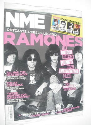 NME magazine - Ramones cover (19 May 2012)