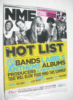 NME magazine - The Hot List cover (26 May 2012)
