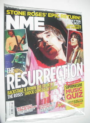 NME magazine - The Stone Roses cover (2 June 2012)