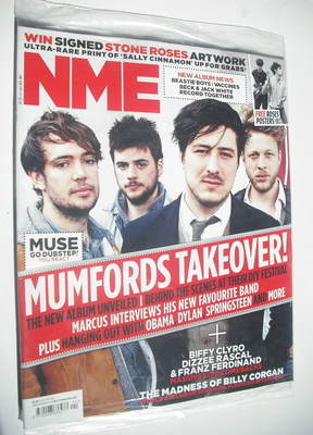NME magazine - Mumford & Sons cover (16 June 2012)