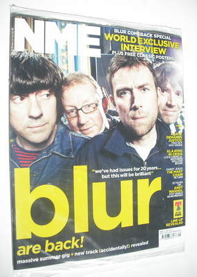 <!--2012-02-25-->NME magazine - Blur cover (25 February 2012)