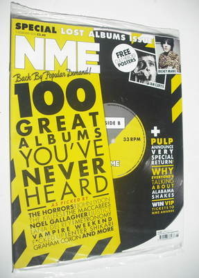 NME magazine - 100 Great Albums You've Never Heard cover (11 February 2012)