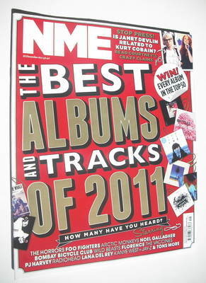 <!--2011-12-10-->NME magazine - The Best Albums And Tracks Of 2011 cover (1