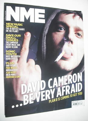 NME magazine - Plan B cover (31 March 2012)