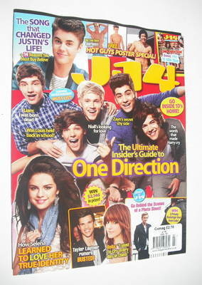 J-14 magazine - One Direction cover (July 2012)
