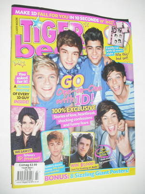 Tiger Beat magazine - July 2012 - One Direction cover