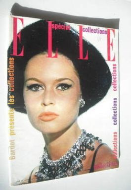 French Elle magazine - 1 September 1961 - Brigitte Bardot cover