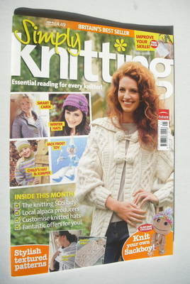 Simply Knitting magazine (Issue 49 - January 2009)