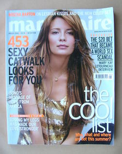 British Marie Claire magazine - August 2006 - Mischa Barton cover