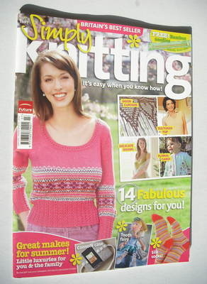 Simply Knitting magazine (Issue 43 - July 2008)