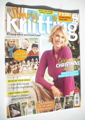 Simply Knitting magazine (Issue 22 - December 2006)