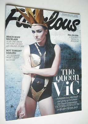 <!--2012-09-02-->Fabulous magazine - Victoria Pendleton cover (2 September 